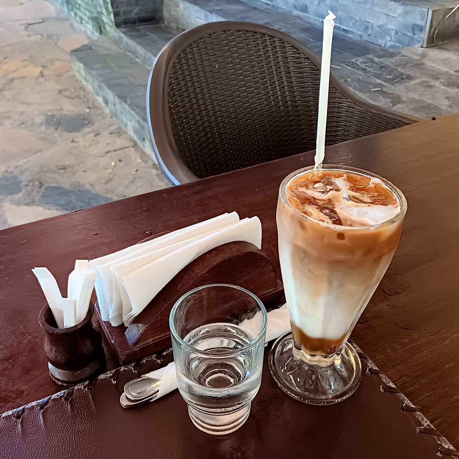 Latte đường đen