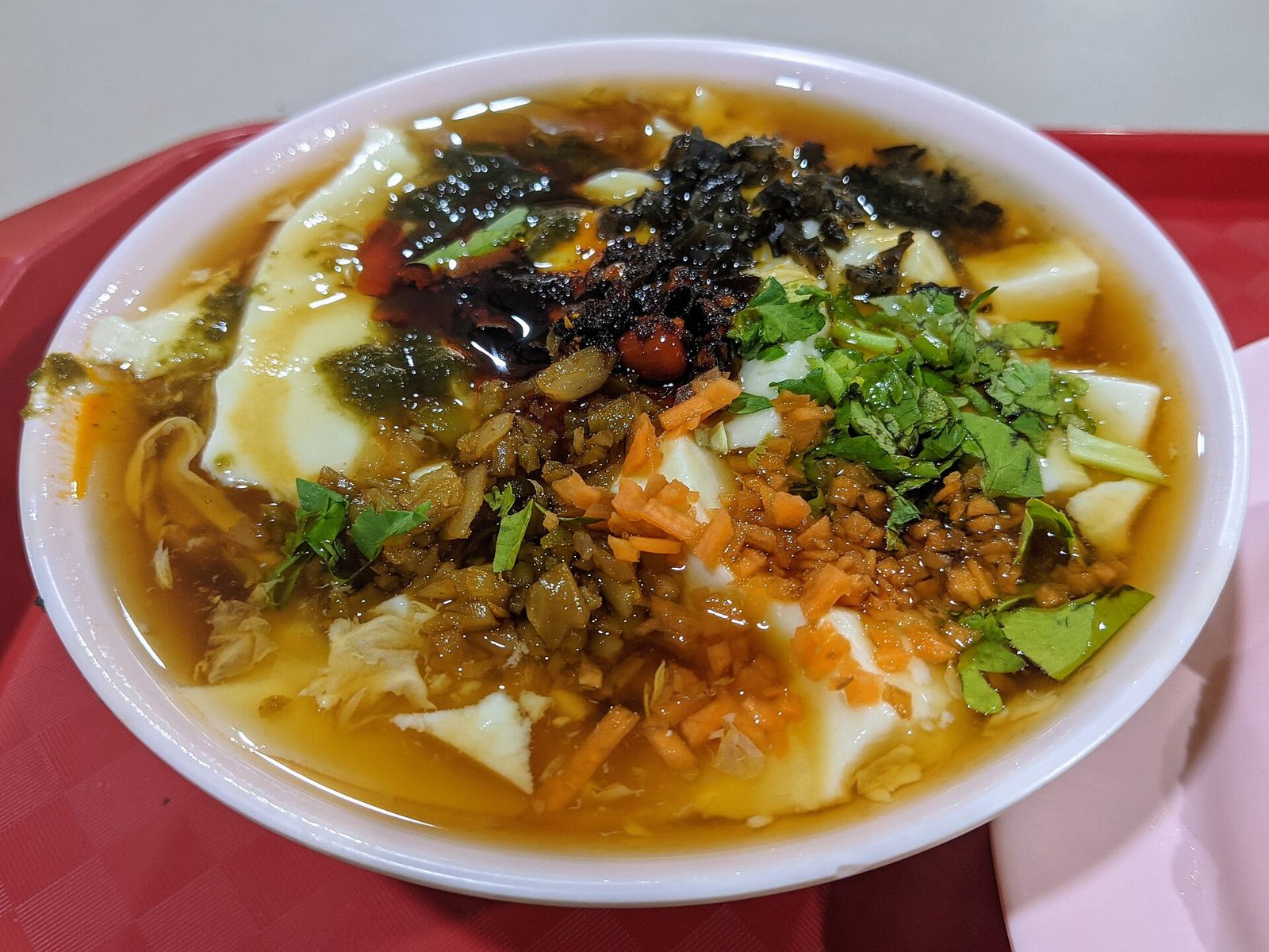 Tàu hủ nước đường gừng