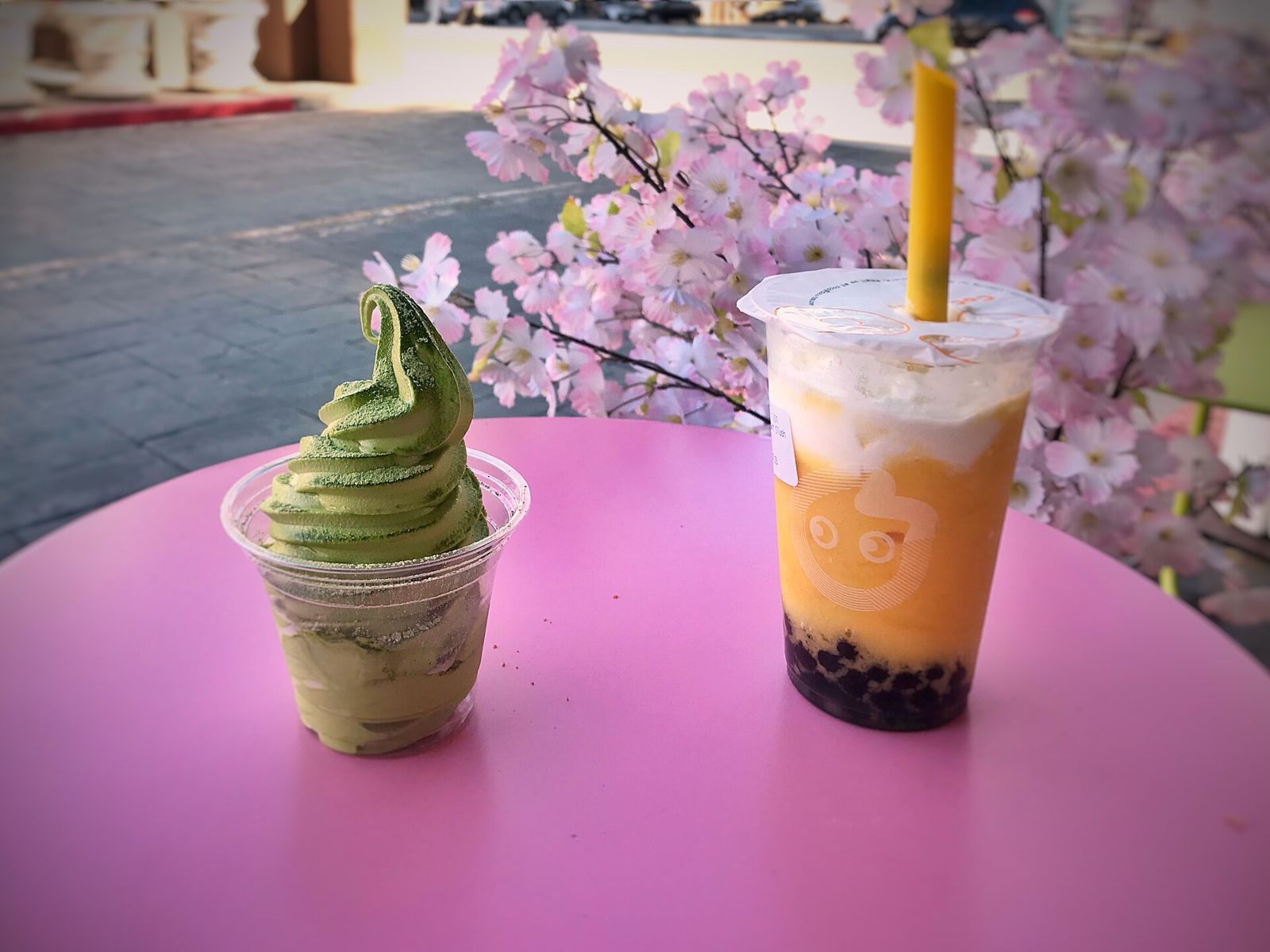 Trà sữa matcha trân châu